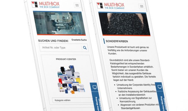 Multi-box Mobile Presentation