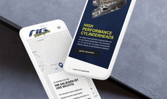 NG Motorsports Responsive Phones