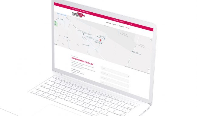 Friederich Rosemeier Website macbook presentation